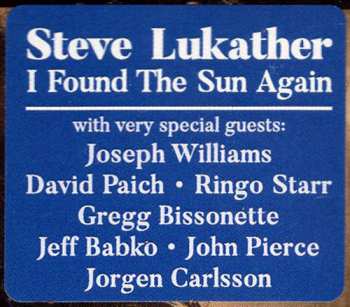 CD Steve Lukather: I Found The Sun Again DIGI