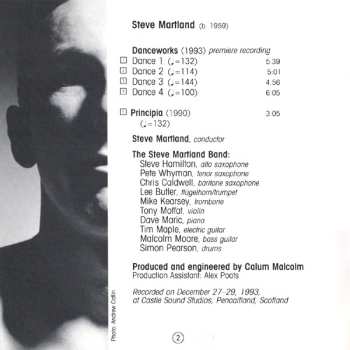 CD Steve Martland: Patrol
