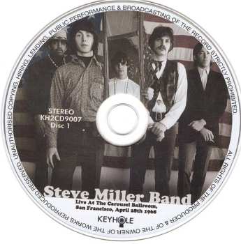 2CD Steve Miller Band: Live At The Carousel Ballroom, San Francisco, April 28th 1968
