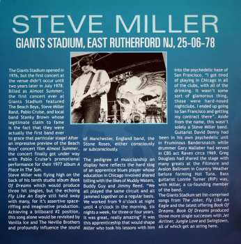 LP Steve Miller: Giants Stadium, East Rutherford Nj 25-06-78