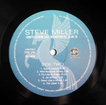 LP Steve Miller: Giants Stadium, East Rutherford Nj 25-06-78