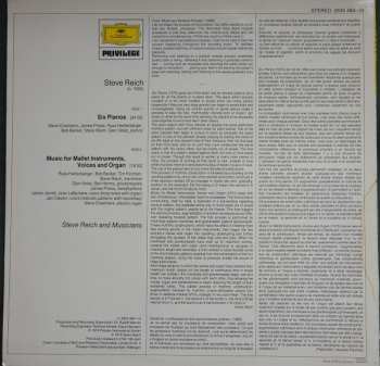 LP Steve Reich: Six Pianos / Music For Mallet Instruments, Voices And Organ