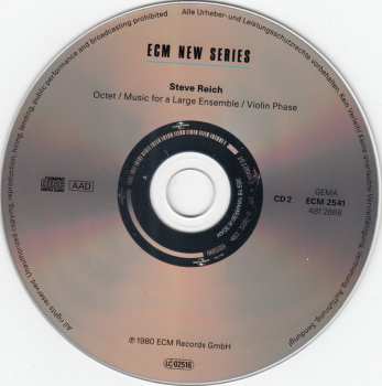 3CD/Box Set Steve Reich: The ECM Recordings LTD