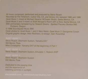 3CD Steve Roach: Quiet Music: 35th Anniversary 3-Hour Collection