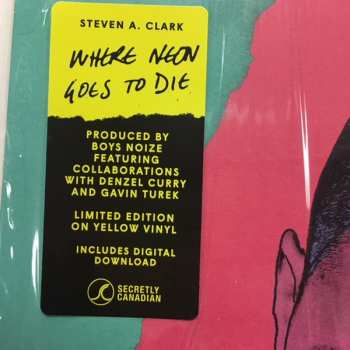 LP Steven A. Clark: Where Neon Goes To Die LTD | CLR