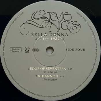 2LP Stevie Nicks: Bella Donna Live 1981 LTD