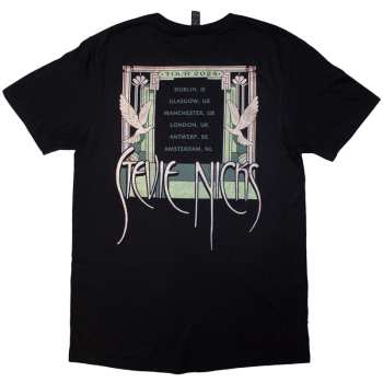 Merch Stevie Nicks: Stevie Nicks Unisex T-shirt: Tour '24 Doves (black) (back Print & Ex-tour) (xx-large) XXL