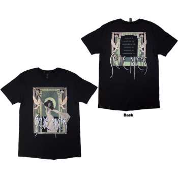 Merch Stevie Nicks: Stevie Nicks Unisex T-shirt: Tour '24 Doves (black) (back Print & Ex-tour) (xx-large) XXL