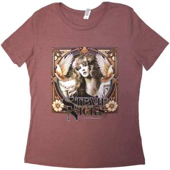 Merch Stevie Nicks: Stevie Nicks Unisex T-shirt: Tour '24 Retro Photo (pink) (back Print & Ex-tour) (small) S
