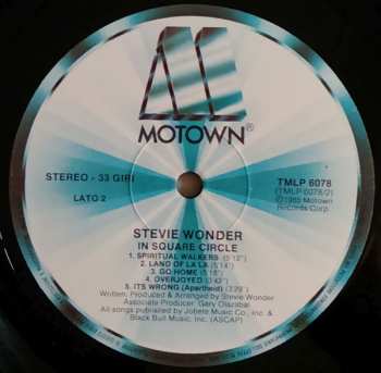 LP Stevie Wonder: In Square Circle