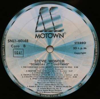 LP Stevie Wonder: Someday At Christmas