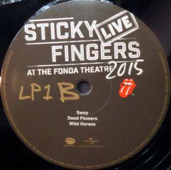 3LP/DVD The Rolling Stones: Sticky Fingers Live At The Fonda Theatre 2015
