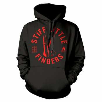 Merch Stiff Little Fingers: Mikina S Kapucňou Digits