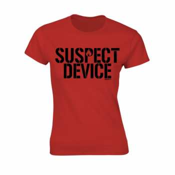 Merch Stiff Little Fingers: Tričko Dámske Suspect Device
