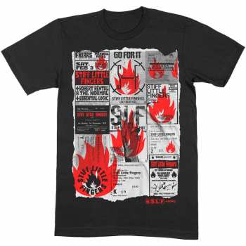 Merch Stiff Little Fingers: Tričko Flyer 