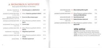 SACD Stile Antico: A Wondrous Mystery (Renaissance Choral Music For Christmas)