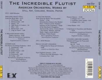 2CD Walter Piston: The Incredible Flutist (American Orchestral Works By Still, Kay, Coolidge, Mason, Piston))