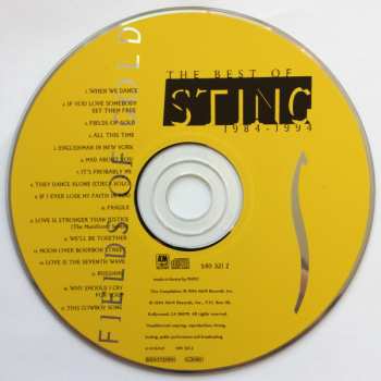 CD Sting: Fields Of Gold: The Best Of Sting 1984 - 1994