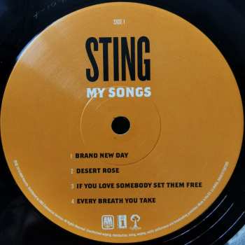 2LP Sting: My Songs