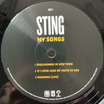 2LP Sting: My Songs