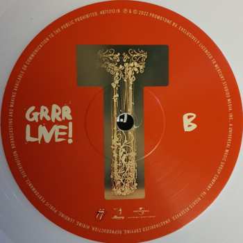 3LP The Rolling Stones: Grrr Live!  CLR | LTD