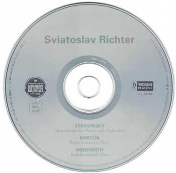 CD Igor Stravinsky: "Movements" For Piano And Orchestra / Piano Concerto No.2 / Kammermusik No.2