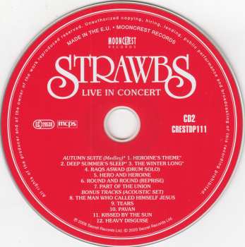 2CD/DVD Strawbs: Live In Concert DIGI