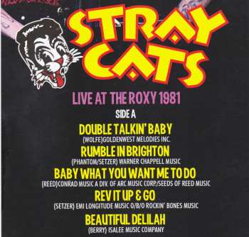 LP Stray Cats: Live At The Roxy 1981 PIC