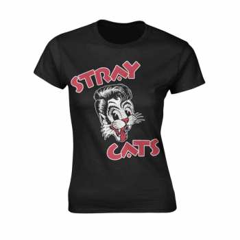 Merch Stray Cats: Tričko Dámske Cat Logo Stray Cats