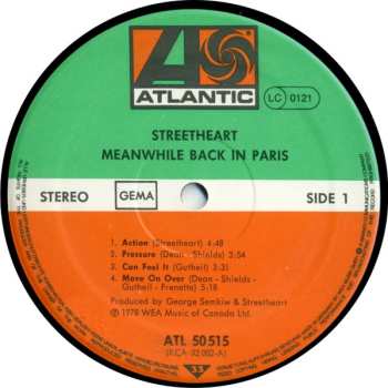 LP Streetheart: Meanwhile Back In Paris ...