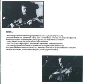 CD String Trio Of New York: The River Of Orion: 30 Years Running