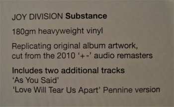 2LP Joy Division: Substance