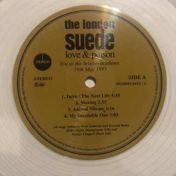 2LP Suede: Love & Poison (Live At The Brixton Academy, 16th May 1993) LTD | CLR