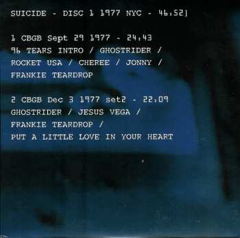 6CD/Box Set Suicide: Live 1977-1978 LTD