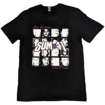 Merch Sum 41: Tričko Aknf Grid European Tour 2022