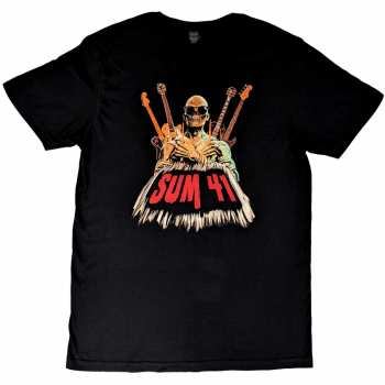 Merch Sum 41: Sum 41 Unisex T-shirt: Does This Look Like All Killer No Filler European Tour 2022 (back Print) (ex-tour) (small) S