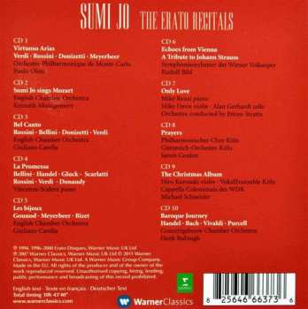 10CD/Box Set Sumi Jo: The Erato Recitals