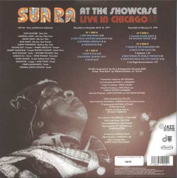 2LP Sun Ra: At The Showcase: Live In Chicago 1976-1977 DLX | LTD | NUM