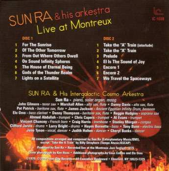 2CD The Sun Ra Arkestra: Live At Montreux