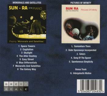 2CD Sun Ra: Monorails And Satellites / Pictures Of Infinity