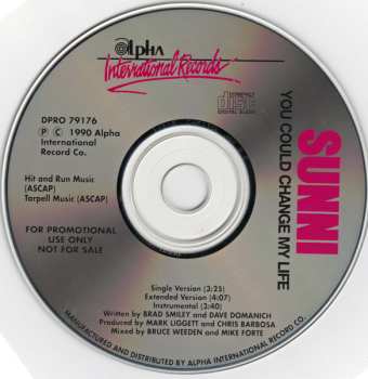 CD Sunni: You Could Change My Life