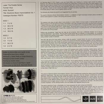 LP Sunroof: Electronic Music Improvisations Vol. 1 LTD | CLR