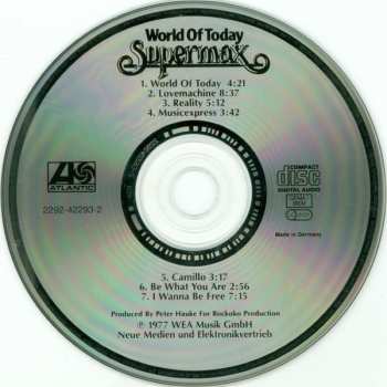 CD Supermax: World Of Today