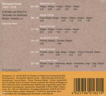 CD Michael Hell: L'immagine di Corelli: 6 Sonate Dell'Opera 5