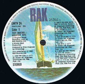 LP Suzi Quatro: Greatest Hits