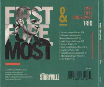 CD Sven Erik Lundeqvist Trio: First & Foremost DIGI