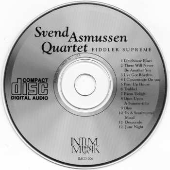 CD Svend Asmussen Quartet: Fiddler Supreme