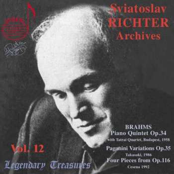 CD Johannes Brahms: Sviatoslav Richter Archives Vol. 12
