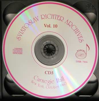 6CD/Box Set Sviatoslav Richter: Carnegie Hall, New York, October 19, 23, 25, 28, 30, 1960 - Sviatoslav Richter Achives, Vol. 10