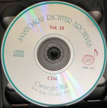 6CD/Box Set Sviatoslav Richter: Carnegie Hall, New York, October 19, 23, 25, 28, 30, 1960 - Sviatoslav Richter Achives, Vol. 10